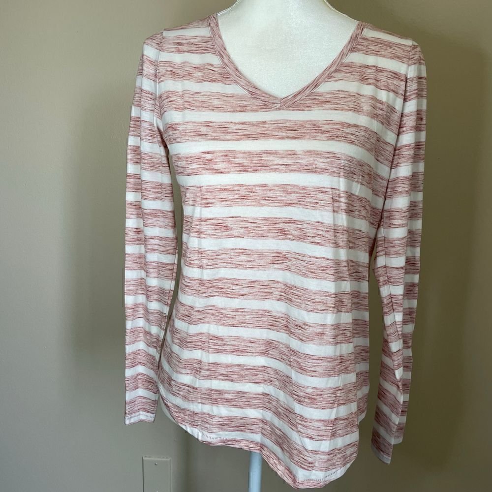 Sonoma| The Everyday Tee| Long sleeve| Small| Cotton| Striped